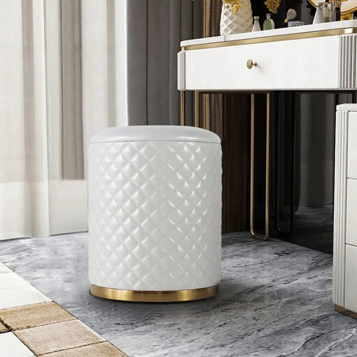 Mina makeup table stool in Australia, modern design with comfortable cushioned seat
