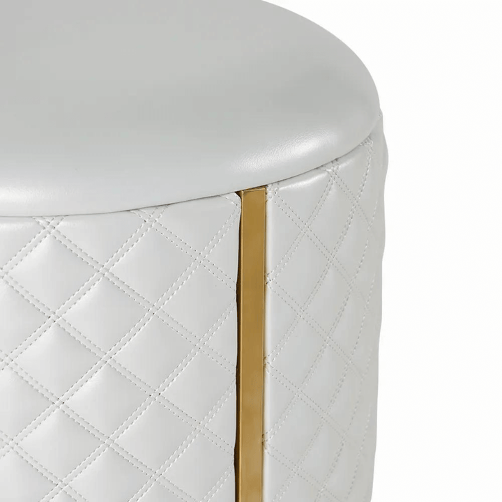 Metal stand detail view of Mia side table in Australia, showcasing sturdy and elegant design