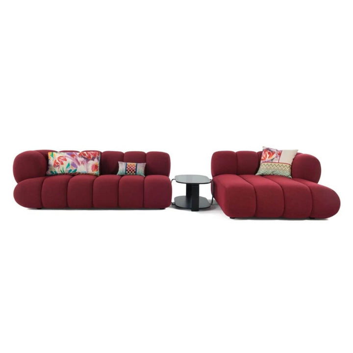 Front view of Blossom fabric sofa for living room in Australia – stylish and cozy upholstered seating for modern interiors