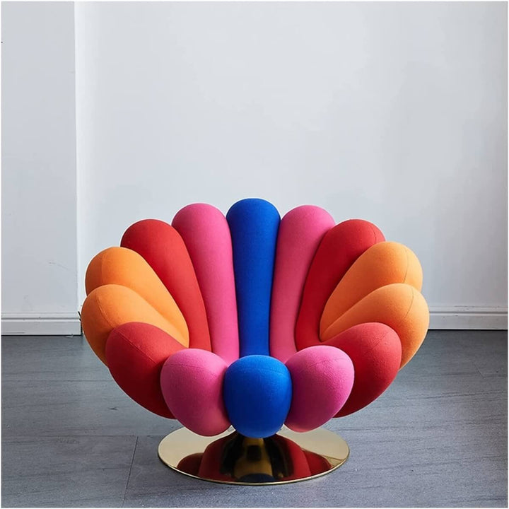 Front view of flower-shaped sofa in Australia – vibrant floral design with plush cushions for stylish living rooms