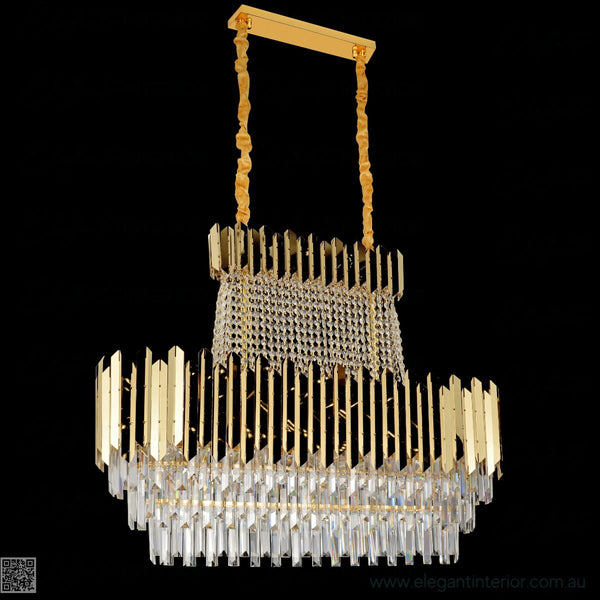 Grand Tara chandelier light featuring luxurious design and elegant crystal details
