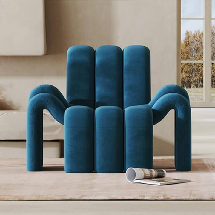 Front view of Italian designer armchair in Australia showcasing elegant style and premium quality