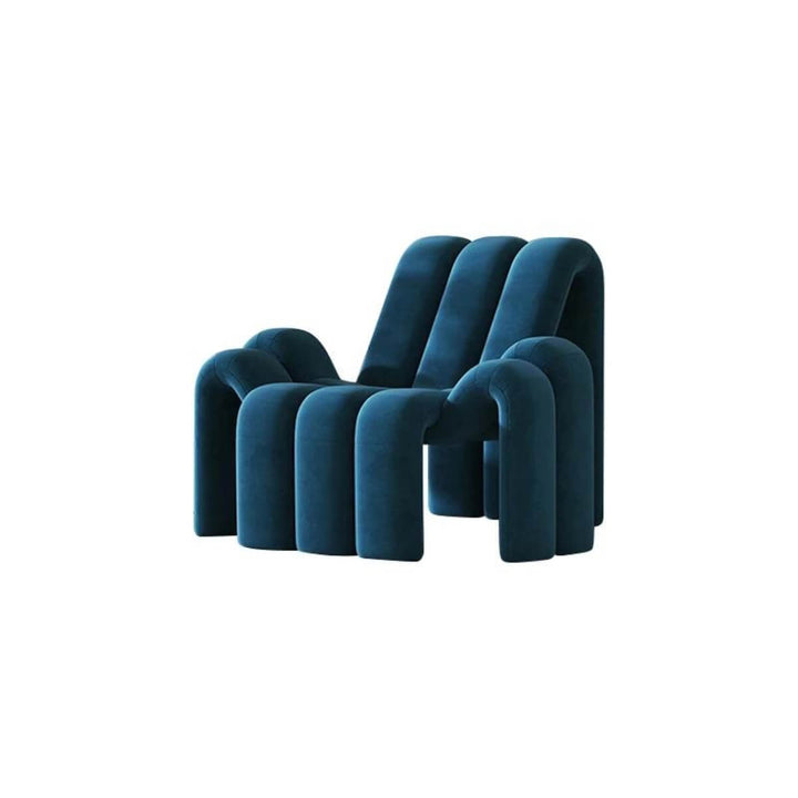 Side view of Italian designer armchair in Australia showcasing sleek design and comfort
