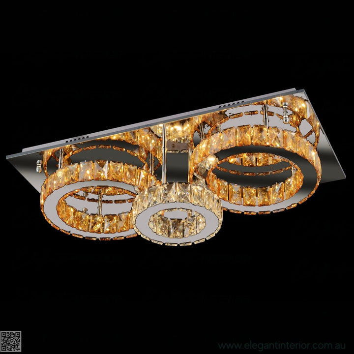 Jennifer medium-sized chandelier with elegant crystal design, perfect for modern interior lighting