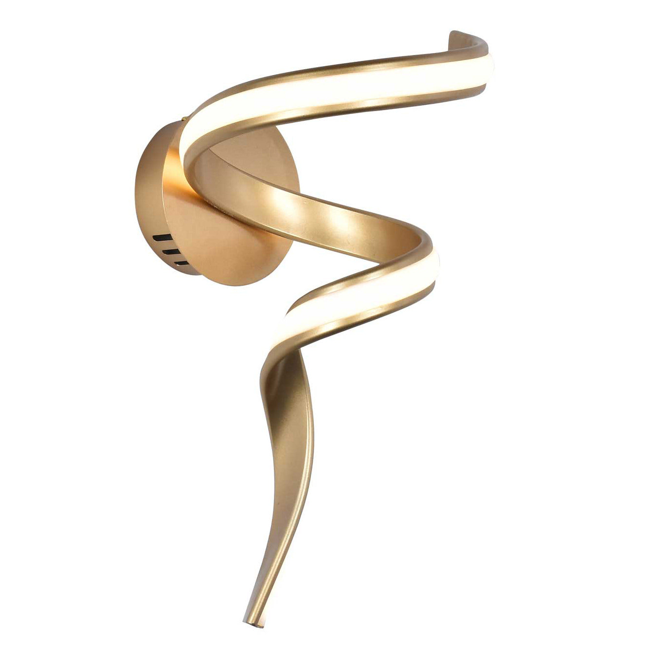 Lara-Wall Light Golden Spiral LED Sconce Australia-1
