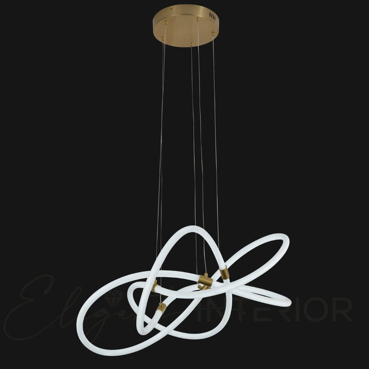 Hanging London pendant light in elegant Australian interior – contemporary style with warm illumination