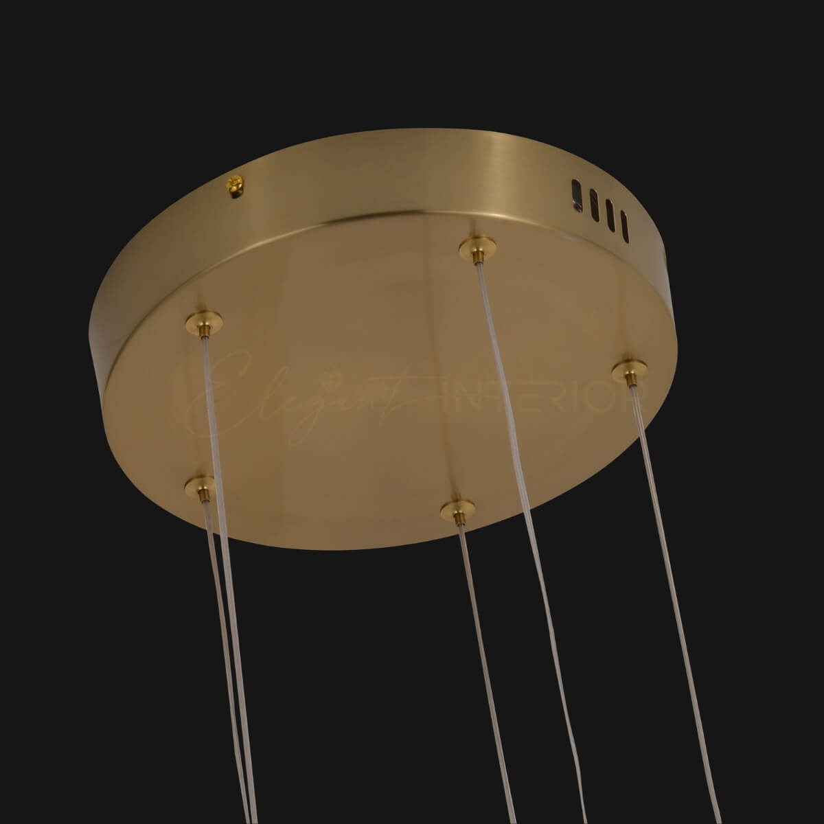 Wall mount base of London pendant light in elegant Australian interior – sturdy and stylish fixture design