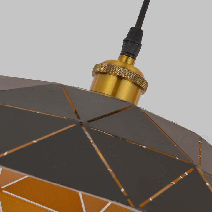 Luna Pendant Light – Close-Up Detail View of Light Socket in Elegant Interior Lighting Fixture
