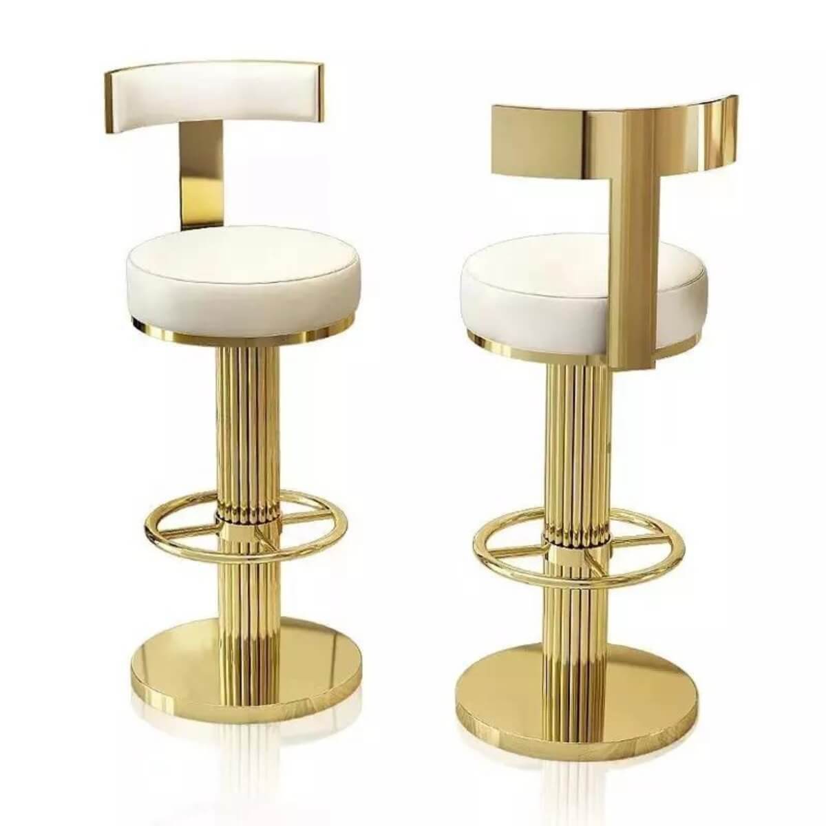 Luxury Tina bar stool in elegant Australian interior – modern, comfortable seating with polished finish and stylish design