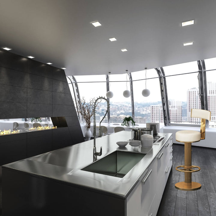Luxury Tina bar stool in elegant Australian dining room – modern design with plush seating and sleek style