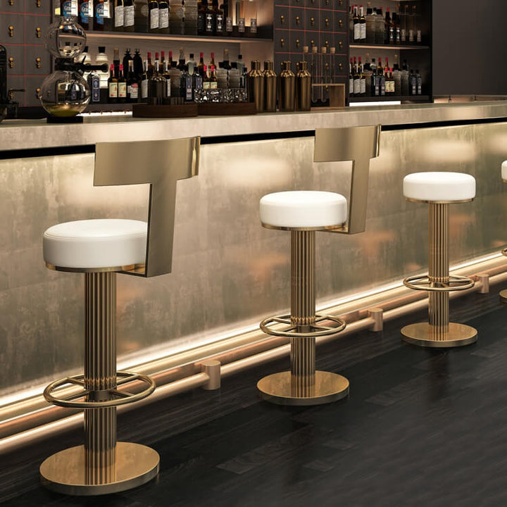 Luxury Tina bar stool in elegant Australian interior – stylish design with comfortable seating and sleek finish