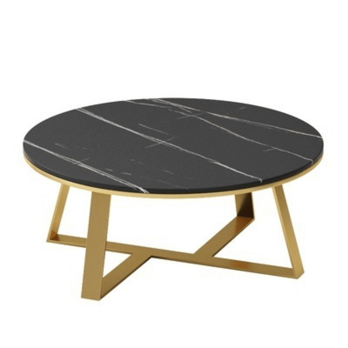 Marble Top Coffee and Side Table in Australia – Living Room View of Elegant Furniture Set