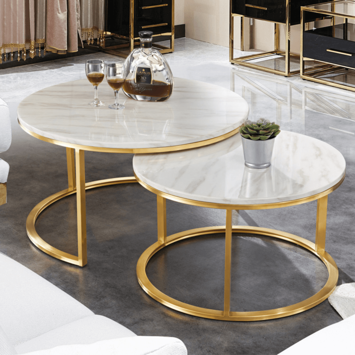 Mia Two Part Center Table | Elegant Interior
