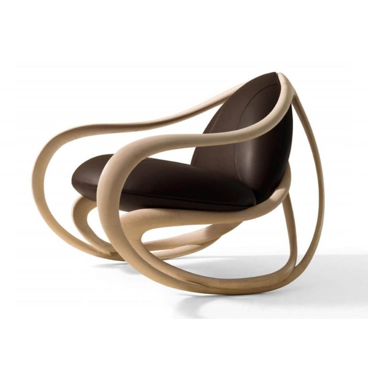 Side view of Move rocking chair in Australia highlighting sleek modern design and comfort