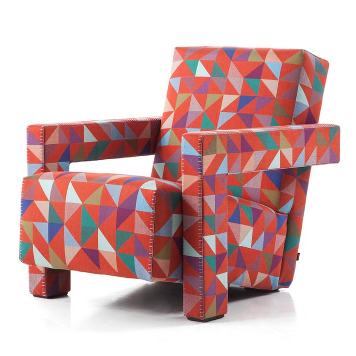 Side view of multi-color 1-seater chair in Australia showcasing vibrant design and comfort