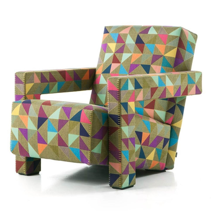 Side view of multi-color 1-seater chair in Australia showcasing vibrant design and comfort