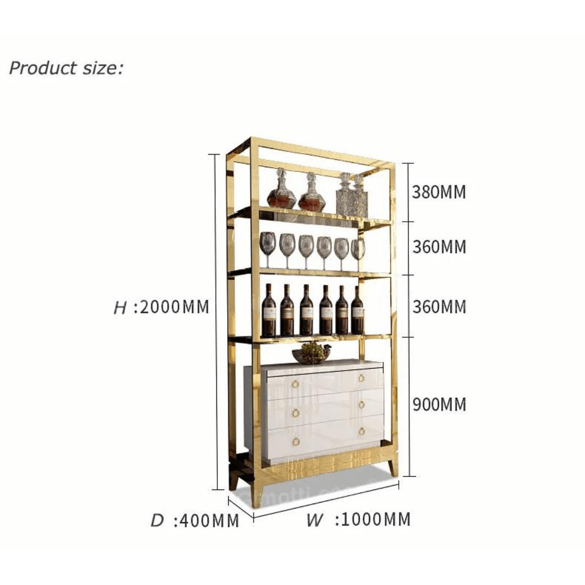 Nest Vintage Wine Collection Shelf 5