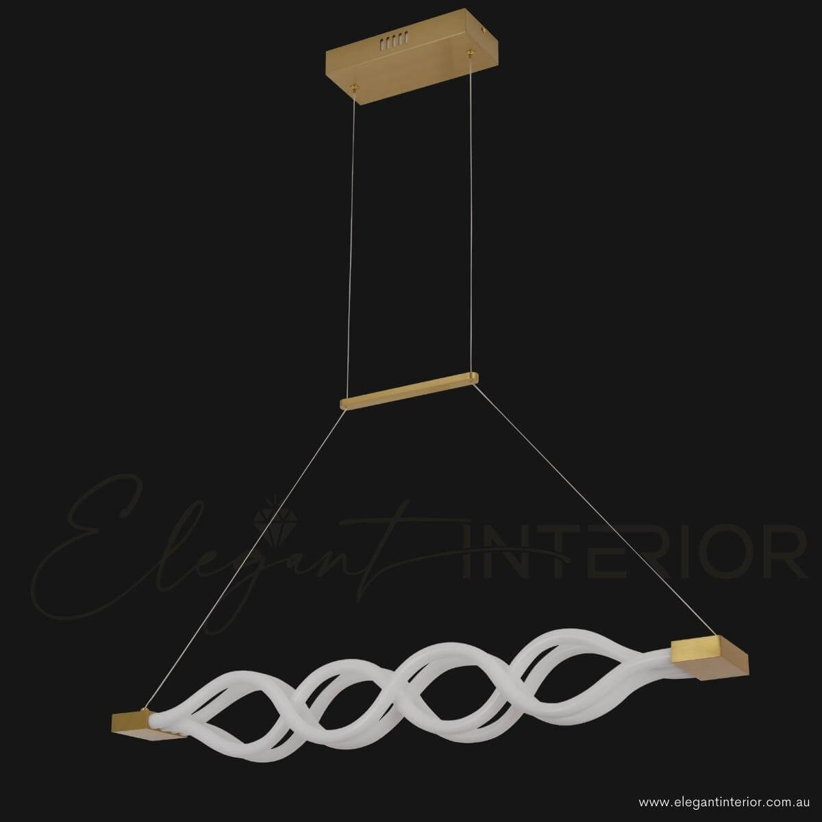Side view of Paris luxury modern pendant light in elegant Australian interior – sleek and stylish design