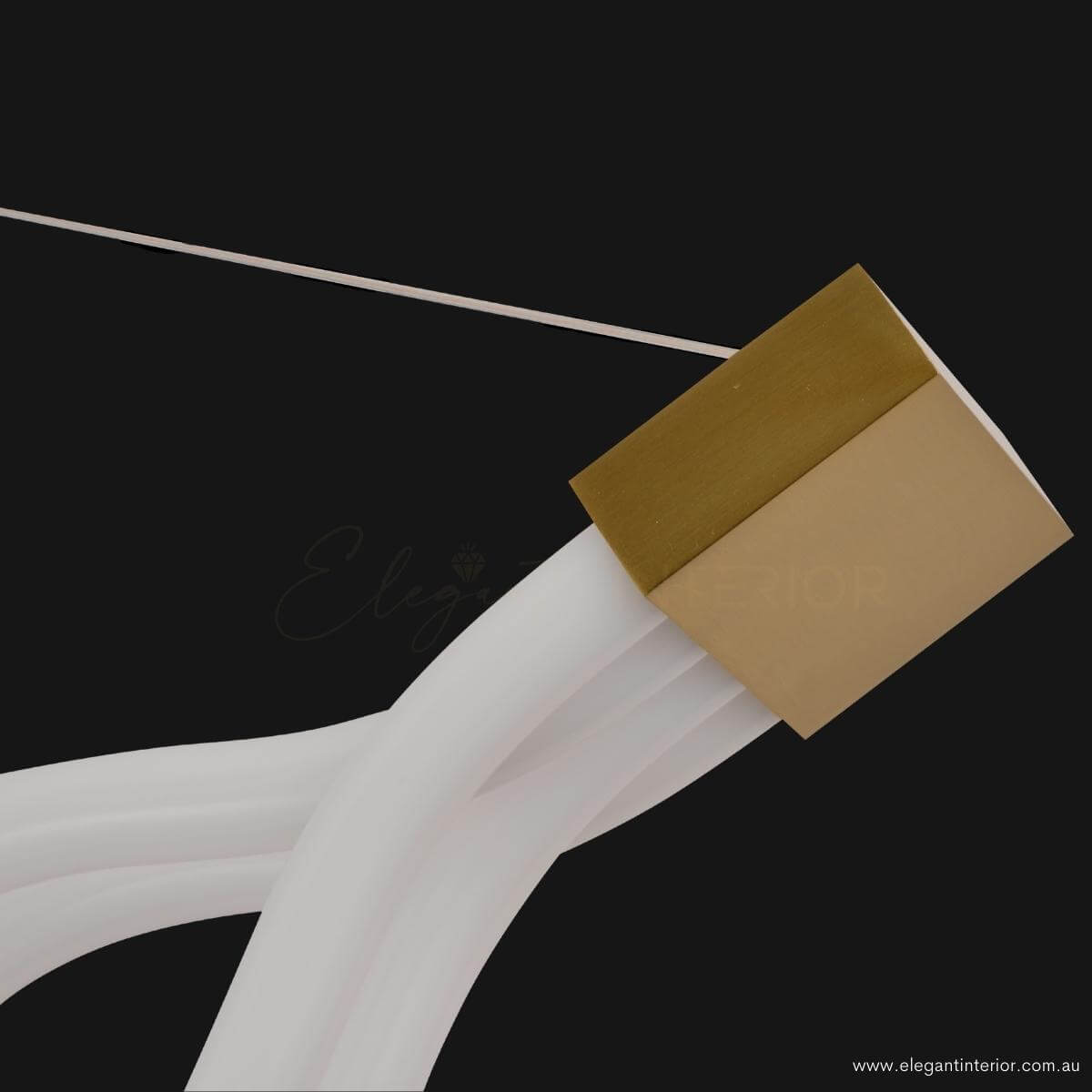 Corner view of Paris luxury modern pendant light in elegant Australian interior – stylish and contemporary design