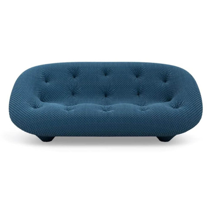 Front view of Ploum Medium Settee High Back in Australia highlighting plush and modern design