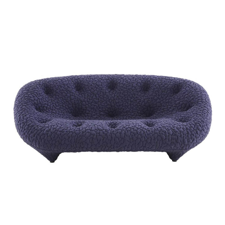 Front view of Ploum Medium Settee High Back in Australia featuring modern curves and comfort