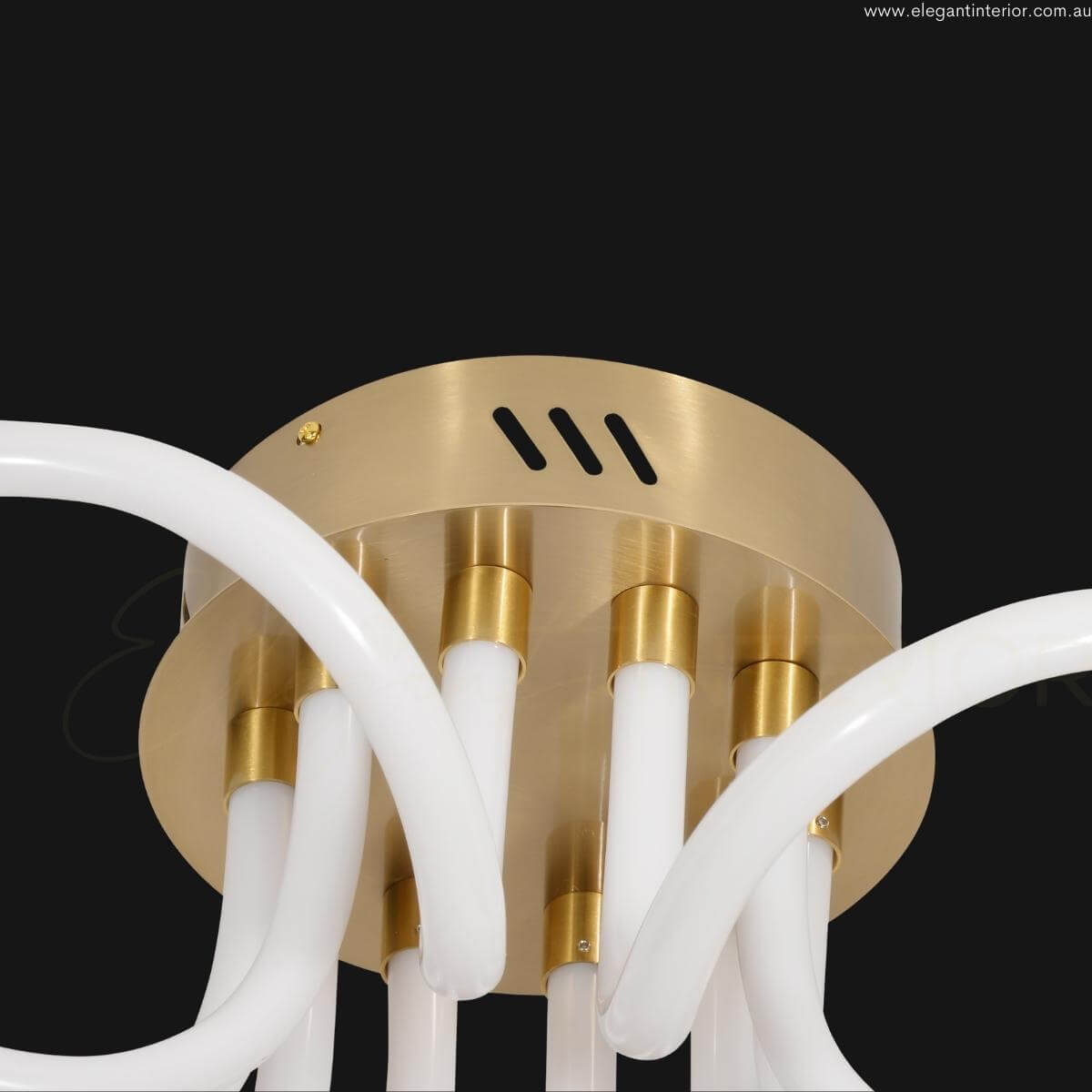 Wall mount view of ROME luxury modern pendant light in elegant Australian interior – sleek and secure fixture