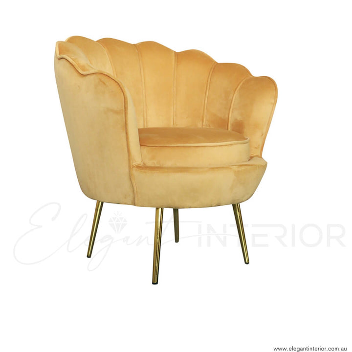 Rio Velvet Modern 1-Seater Sofa – Front View of Elegant and Comfortable Single Seating