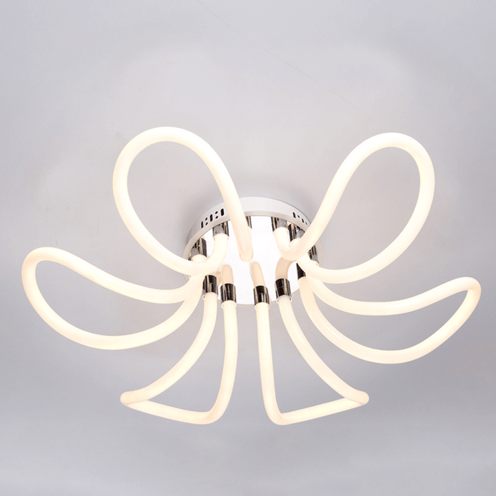 Bottom view of Rio chandeliers with silver light – modern luxury lighting for elegant interior spaces