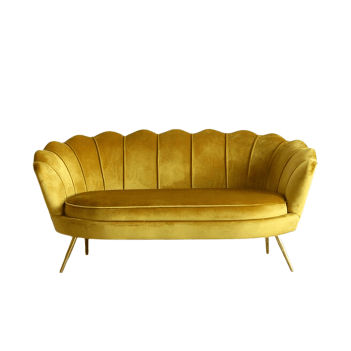 Rio Velvet 2-Seater Sofa in Australia – Front View of Stylish and Comfortable Seating