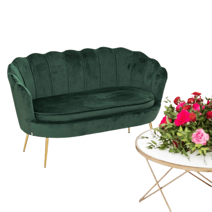Rio Velvet 2-Seater Sofa in Australia – Side View of Modern and Comfortable Living Room Seating