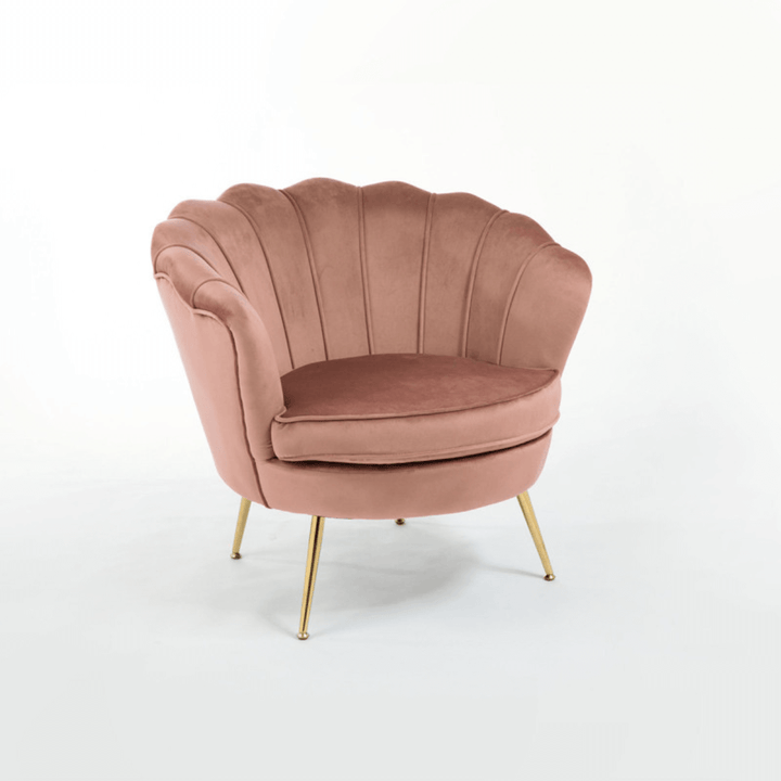 Rio Velvet Modern 1-Seater Sofa – Side View of Elegant and Comfortable Single Seating