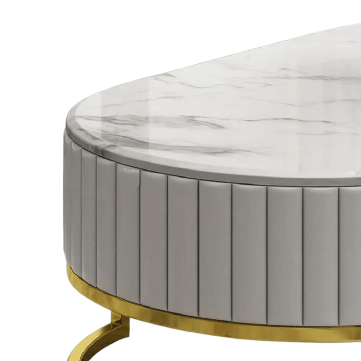 Sara Oval TV Cabinet in Australia – Side Details Highlighting Modern Design and Finish