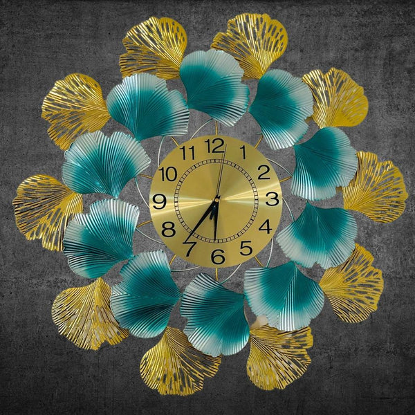 emerald-metal-designer-luxury-wall-clock-1