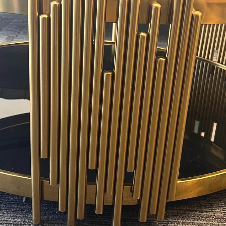 Sylvia Gold Coffee Table – Close-Up Detail View of Elegant Interior Furniture in Australia