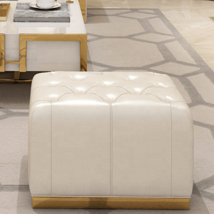 Close view of Tamara stool in Australia, highlighting soft cushion and elegant modern design