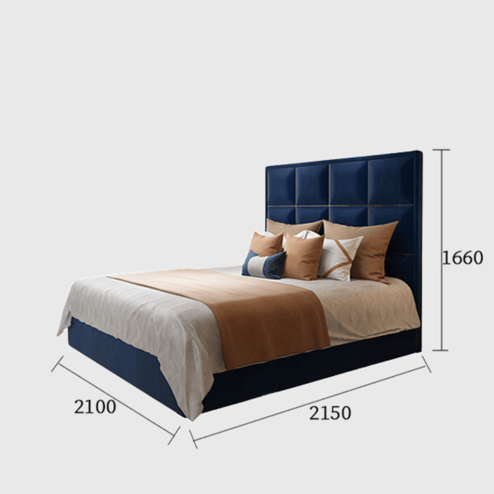 Tamina bed in Australia dimension diagram showing length, width, and height measurements
