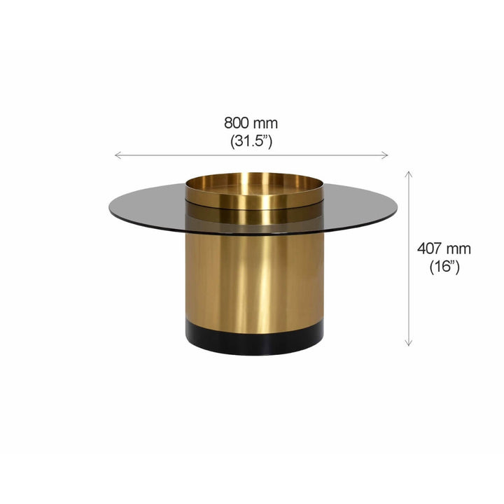Dimension details of tempered glass top table set – size specifications for sleek modern glass table with sturdy frame