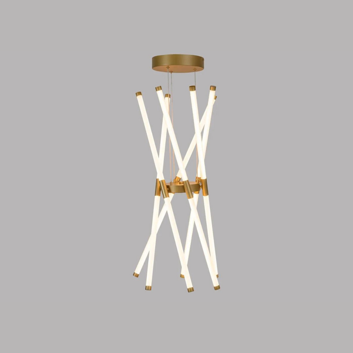 Tubular pendant light in Australia – minimalist design with sleek lines for modern interior lighting