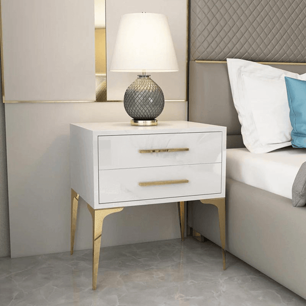 Tulip bedside table in Australia, modern minimalist design for bedroom decor and storage