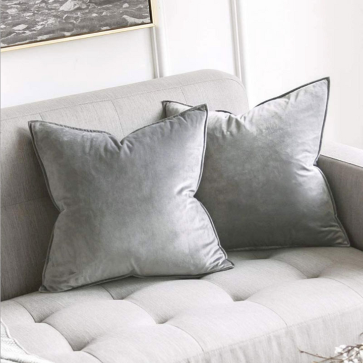 Velvet Cushions in Australia – Stylish Decorative Cushions Placed on Sofa for Elegant Look