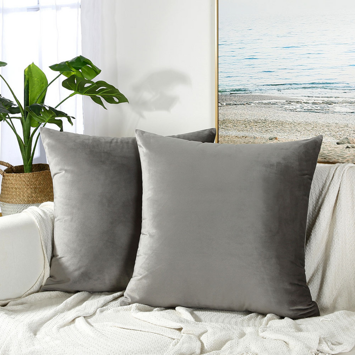 Velvet Cushions in Australia – Front View of Soft and Elegant Decorative Home Accessories
