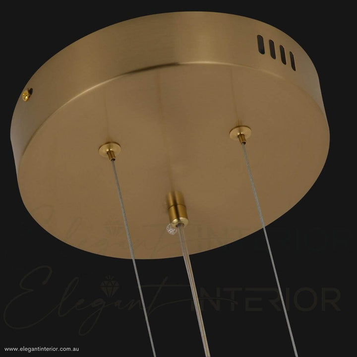 Wall mount view of Venice luxury modern pendant light in elegant Australian interior – stylish and secure fixture