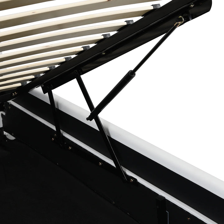 Zara queen storage bed in Australia, modern design with built-in under-bed storage space