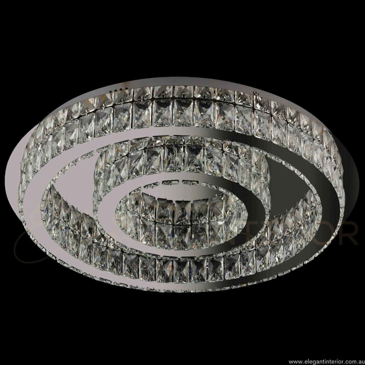  Aria LED chandelier by Lux Decor Australia – elegant gold front view lighting for modern interiors