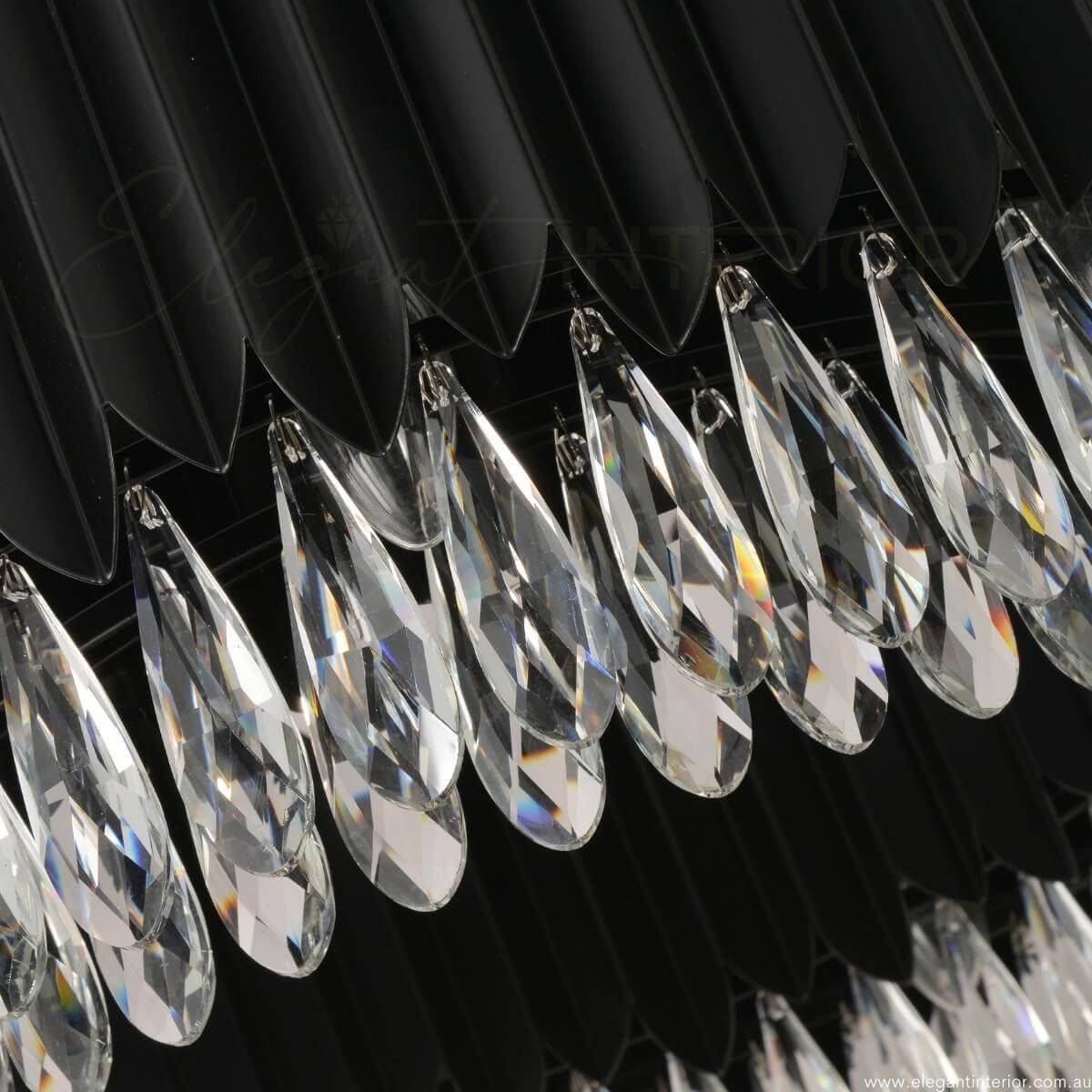 Detail view of Aura luxury modern pendant light in an elegant interior in Australia