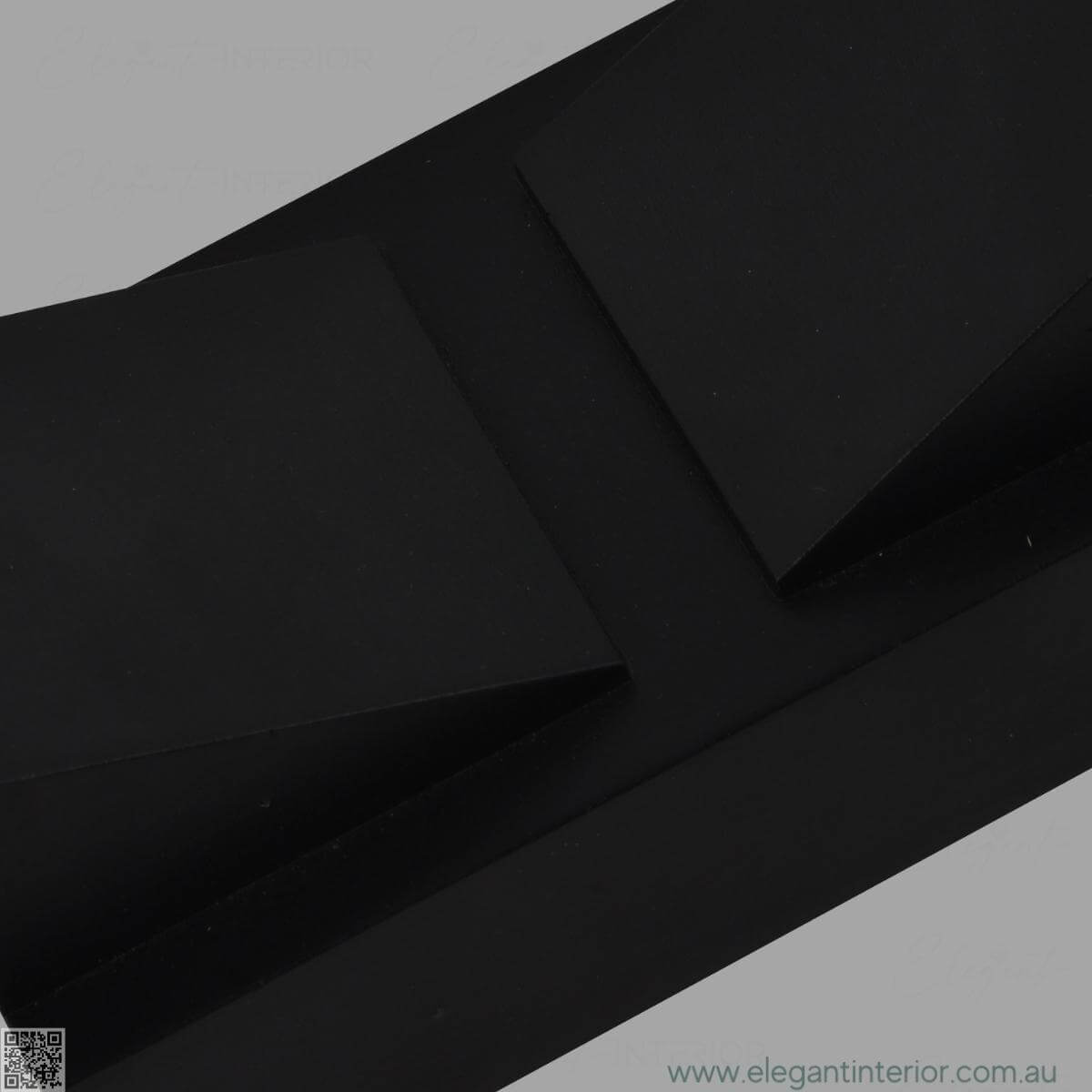 Detail view of Avon 1210 wall light lamp, highlighting warm light and elegant modern design