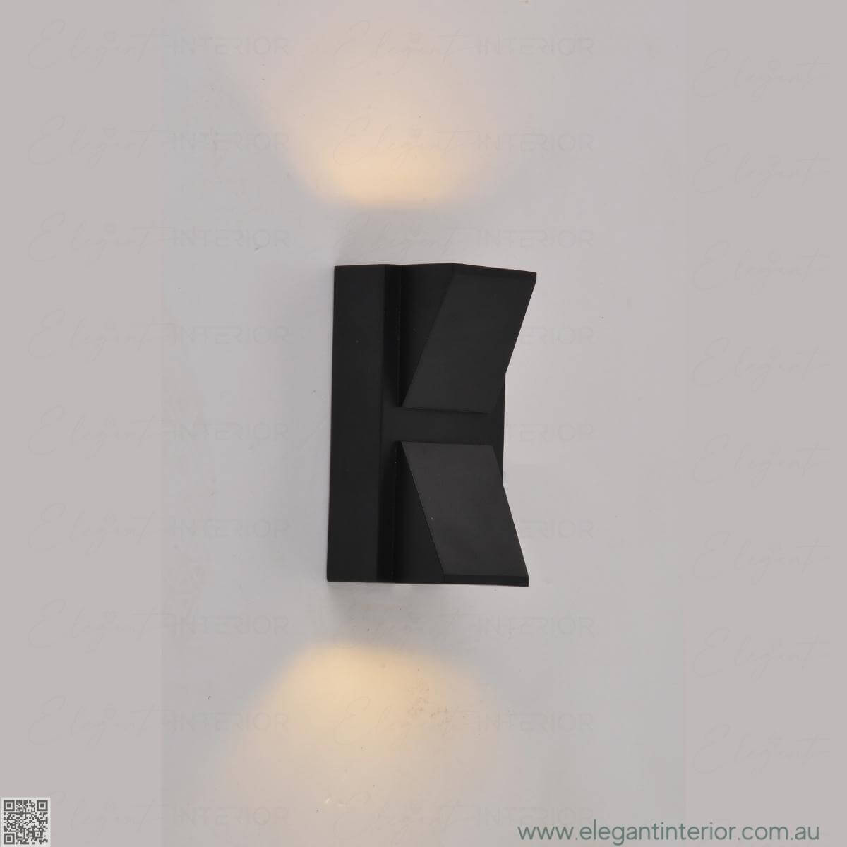 Avon 1210 wall light lamp on wall view, elegant interior lighting with warm ambient glow
