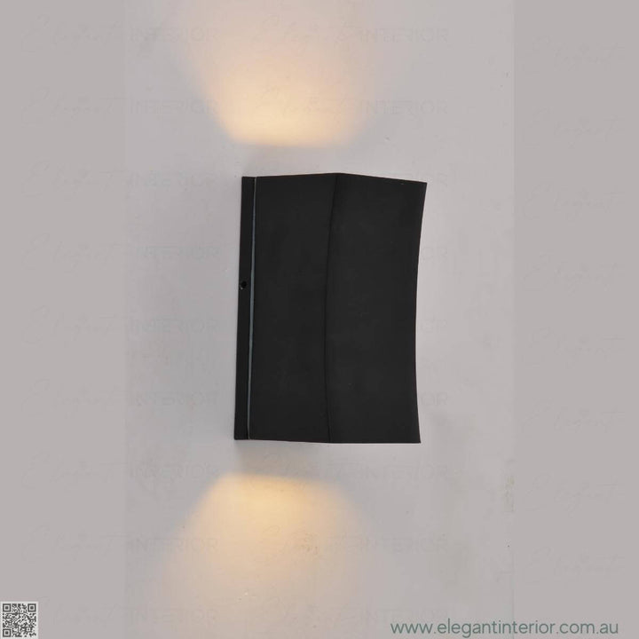 Wall view of Avon 1211 wall light lamp in elegant interior, sleek design with soft ambient light