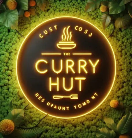 LED logo - The Curry Hut