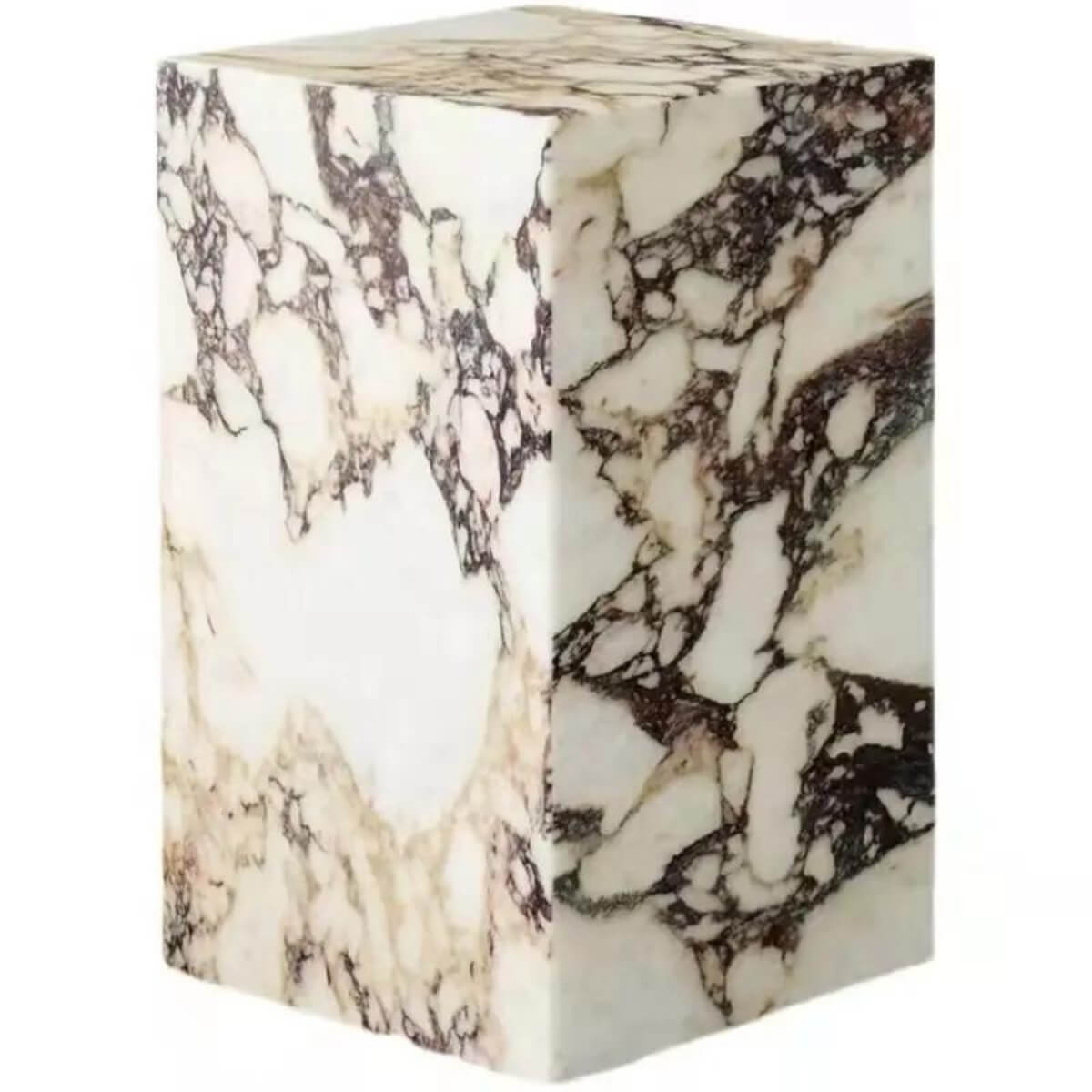 Calacatta Viola marble stone coffee table featuring luxurious and elegant design